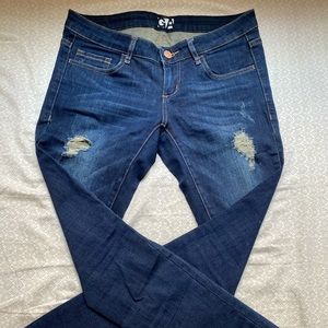 Garage dark denim jeans
